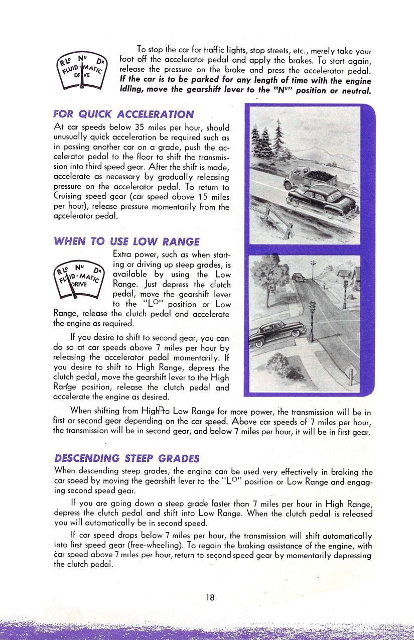 1952 Chrysler Owners Manual Page 51